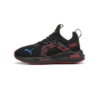 PUMA Baskets Softride Enzo unisexes pour enfant, Puma Noir/rouge feu, 2.5 Little Kid