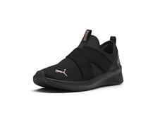PUMA Softride Harli Chaussures d'entraînement à Enfiler pour Femme, Noir-Noir-Or Rose Ah25, 40 EU