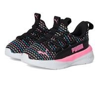 PUMA Softride One4all Baskets unisexes pour enfant, Noir/rose (Black-fast Pink Ah25), 13.0 cm