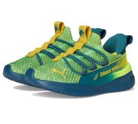 PUMA Softride One4all Jurassic World Baskets à enfiler unisexes pour enfant, Yellow Alert-Ocean Tropic-Pelé Jaune, 11.5 Little Kid