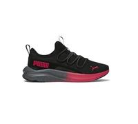 PUMA Softride One4all Rainbow Brush Baskets à enfiler décontractées pour fille Multicolore Blanc, Puma Noir-pour tous les temps Rouge, 4 Big Kid