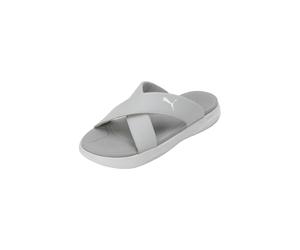 Puma Softride Seave Slip Sandale Mixte Adulte, Gris plume Cool Mid Gray White, 40.5 EU