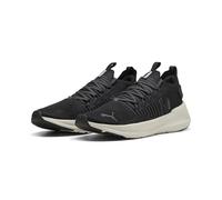PUMA Chaussures de Course sur Route Unisexes Softride Symmetry FUZION LS, Noir-Vieux Gris-Gris Vapeur, 45 EU, Puma Noir Gris foncé Vapor Gray, 46 EU