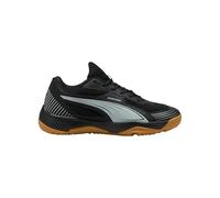 PUMA SOLARFLASH III JR Indoor Court Shoe, Black-Cool Light Gray, 35 EU