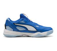 Puma Chaussure de terrain intérieur Solarstrike 4 Mixte Mountain Blue Black Haute Tropic Blanc 45 EU