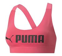 PUMA Soutien-Gorge à Impact Moyen pour Femme, Rose Coucher de Soleil, S