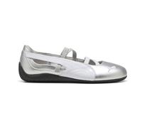 PUMA SPEEDCAT Ballerines métalliques WNS pour femme, Puma Argenté/blanc PUMA, 37.5 EU