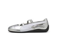 PUMA Speedcat Ballet Métallique Chaussures Women, Chaussures, Silver/Blanc, 37.5 37.5