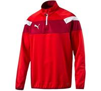 Puma Spirit II 1/4 Zip Trainings Top Kids Sweatshirt 128 Rouge