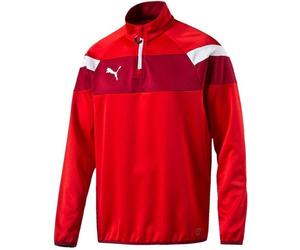 Puma Spirit II 1/4 Zip Trainings Top Kids Sweatshirt 128 Rouge