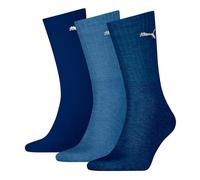 Puma Chaussettes SPORT CREW LIGHTWEIGHT 3P – Bleu marine/bleu fumé/bleu cobalt Taille 35-38