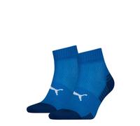 Puma Sport Cushioned Quarter Socks 2 Pack, Vêtements, Olympian Bleu, 39-42