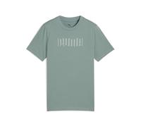 PUMA Sport Graphic Tee G, T-Shirts Fille, Green Moon,
