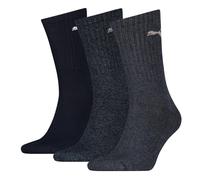 PUMA Chaussettes de sport bleu marine / bleu nuit / gris chiné, Taille 39-42
