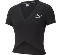 Puma Sportstyle Classic V T Shirt Womens Noir 14 (L) Female