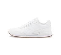PUMA St Runner V3 L, Basket Mixte, Puma Blanc-Puma Blanc-Gum, 44.5 EU