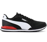 PUMA St Runner V3 Mesh, Basket Mixte, Puma Noir Puma Blanc High Risk Rouge, 43 EU