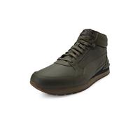 PUMA ST Runner V4 MID (40289301) Baskets Homme, coupe haute, noir, confortable, fonctionnel, à lacets, pour automne/hiver, confortable, stylé, pour tous les jours, kaki, 45 EU