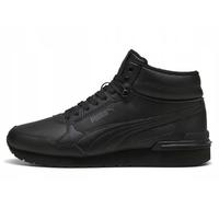 Puma St Runner V4 Mid (40289301) Baskets Montantes pour Homme Noir Confortable Fonctionnel à Lacets Automne/Hiver Confortable et élégant pour Tous Les Jours, Noir, 40.5 EU