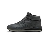 PUMA ST Runner V4 MID (40289301) Chaussures de sport pour homme, coupe haute, noir, confortable, fonctionnel, à lacets, pour automne/hiver, confortable, élégant, pour tous les jours, gris foncé, 44.5