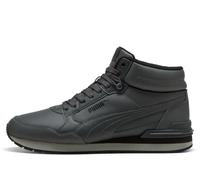 PUMA ST Runner V4 MID (40289301) Chaussures de sport pour homme, coupe haute, noires, confortables, fonctionnelles, à lacets, pour automne/hiver, confortables, élégantes, pour tous les jours, gris