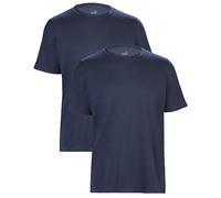 PUMA Statement Deluxe Edition Lot de 2 t-shirts en coton pour homme, bleu marine, M