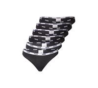 Puma Women String Slip Underwear 701218849, Farben:001 - Black, Größe Bekleidung:XL