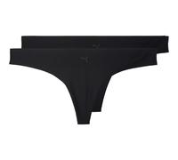 Puma String sous-vêtement, Noir, M (Lot de 2) Femme
