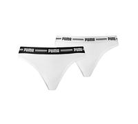 Puma String sous-vêtement, Blanc, L (Lot de 2) Femme