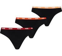 Puma String Thongs Underwear Noir/Rouge 8 (XS) Female