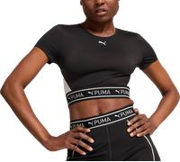 Puma STRONG BABY TEE - SHORT Tee-shirt L Noir