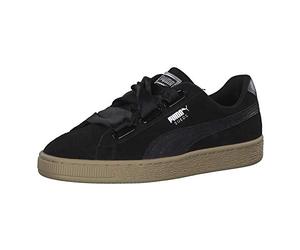 Puma Suede Heart Safari, Basket Mode Femme, Noir (Black-Black), 36 EU