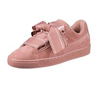 PUMA Femme Suede Heart Satin II Wn's Sneakers Basses, Cameo Brown-Cameo Brown, 41 EU