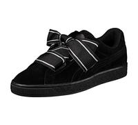 Puma WNS SUEDE HEART SATIN Chaussures Mode Sneakers Femme Cuir Suede Noir G