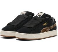 Puma Suede Xl Womens Trainers Noir/Léopard 6 (39) Female