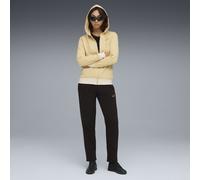 PUMA Survêtement à capuche avec logo métallisé Femme, Vêtements, Noir, L L