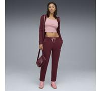 PUMA Survêtement à capuche avec logo métallisé Femme, Vêtements, Rouge, L L