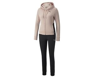 PUMA Survêtement classique à capuche pour femme, rose quartz, taille L UK