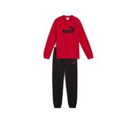 PUMA ESS No.1 Logo Crew Sweat Suit TR B, Trajes de punto Garçon, For All Time Red, 140