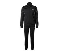 PUMA Survêtement 'Poly Piping' noir / blanc, Taille M