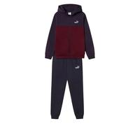 Puma Combinaison Garçon avec Capuche et Zip Bleu Code 692204-16, Bleu/bordeaux, 13-14 ans