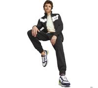 PUMA Survêtement 'Poly' noir / blanc, Taille XXL