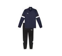 PUMA Survêtement unisexe TeamRISE Navy- Noir Taille M, PUMA Navy-PUMA Black, M