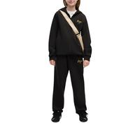 Puma - Survêtement Zippé à Capuche Fille Essentials Script Glitter, Noir