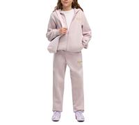 Puma - Survêtement Zippé à Capuche Fille Essentials Script Glitter, Rose