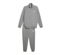 PUMA Survêtements 'ESS' gris chiné / blanc, Taille XL