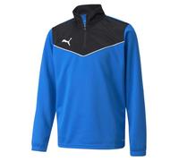PUMA Sweat 1/4 de Zip Noir/Bleu Garçon Indrise Bleu 10A