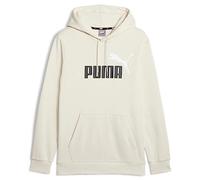 Puma Ess+ 2 Col Big Logo Fl Hoodie Beige L Homme,Femme