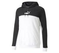 Puma Ess Block X Tape Hoodie Blanc,Noir M Homme,Femme