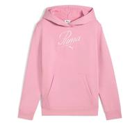 Puma Sweat à capuche Ess Script pour fille – Rose – 1 pièce